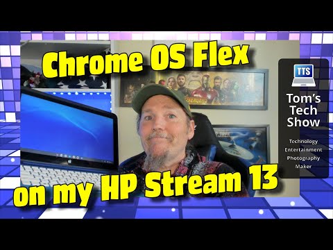 HP Stream with Chrome OS Flex Installed - YouTube