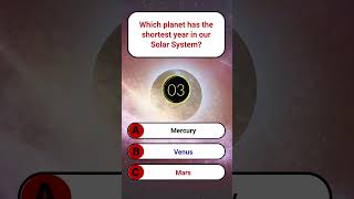 Which planet has the shortest year in our Solar System | SmartGlobalGK | GK Quiz