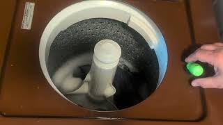 Whirlpool belt drive portable washer on extra low water level.