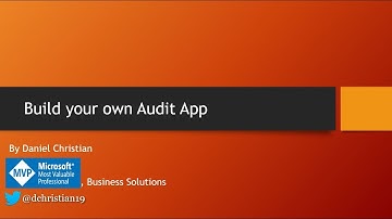 Build your own Audit App using PowerApps