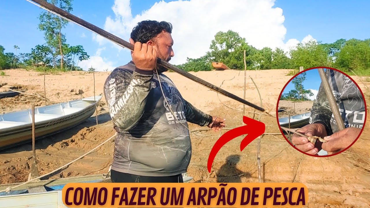COMO FAZER UM ARPÃO DE PESCA - DICAS E TÉCNICA UTILIZADA