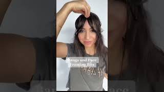 Razor Bangs And Face Frame