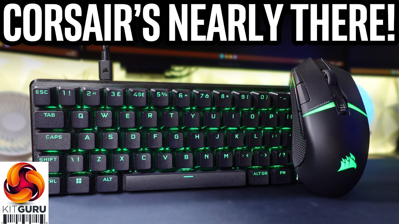 Corsair Nightsabre Wireless + K65 Pro Mini Double Review! - YouTube