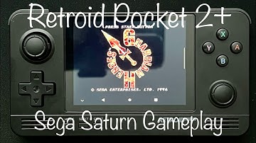 Retroid Pocket 2+ Sega Saturn Gameplay (Retroid Pocket 2 Plus / RP2+)