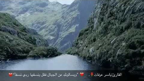 القارئ:ياسر صلاح عرفات"ويسألونك عن الجبال " تلاوات خاشعة.