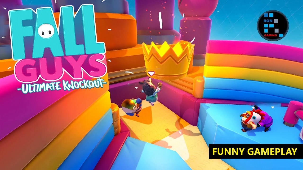 Gameplay Funny Guys Game Fall Dudes 3D For Android Download The