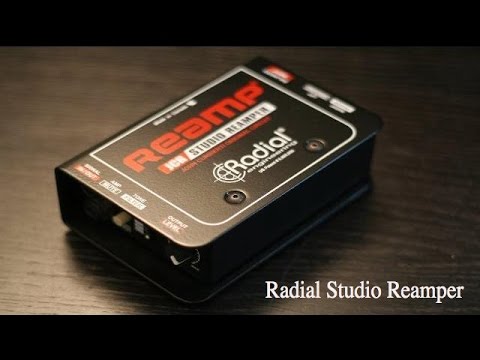 Radial JCR Studio Reamper, unboxing and tutorial.