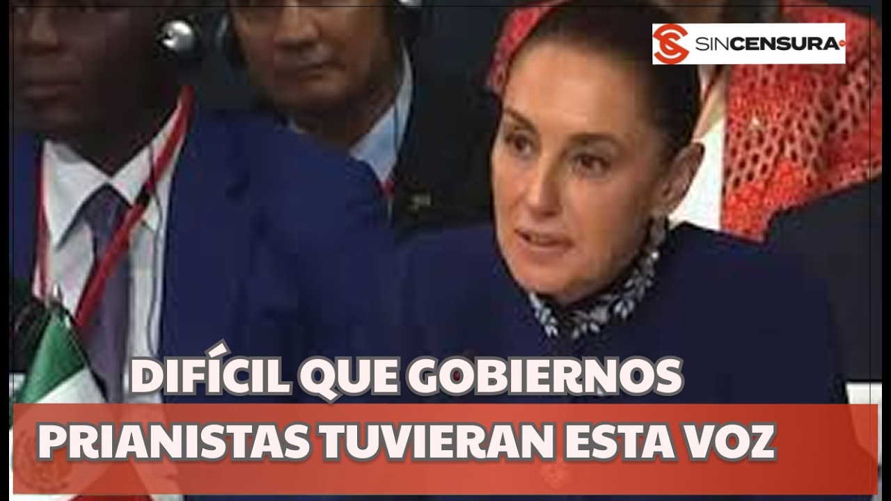 La VOZ de MÉXICO es una de las MÁS POTENTES del MUNDO, así vieron a CLAUDIA SHEINBAUM