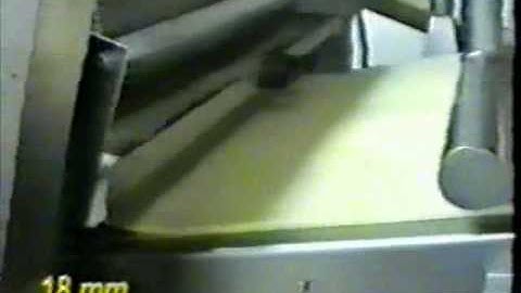 Three rolls sheeter-biscuit dough laminator for crackers. hard biscuit production