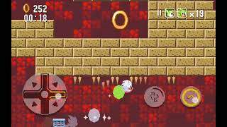 sonic 2 sms remake: serect 4 Big rings in underground zone act 2