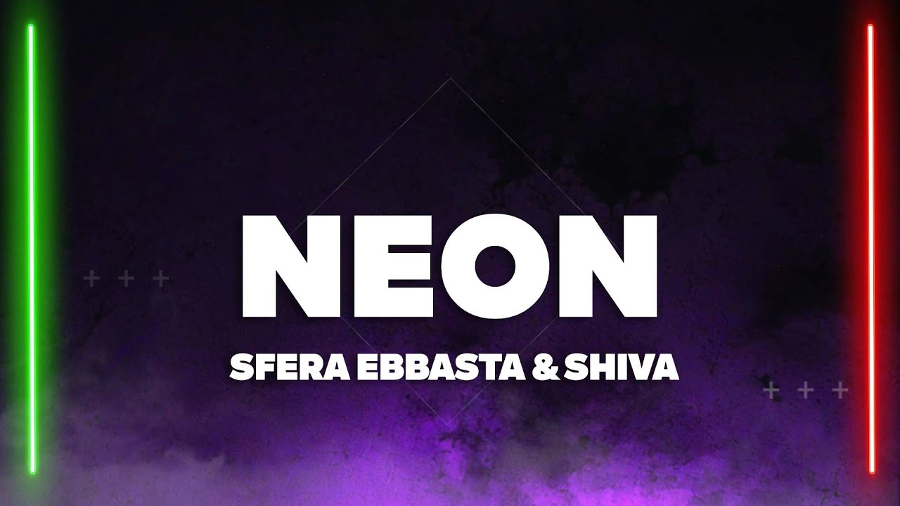 testo neon sfera e shiva