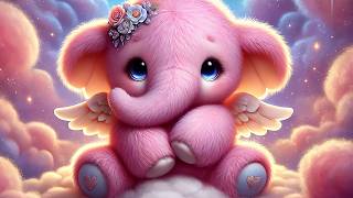 🎶 Magical Lullaby with a Pink Elephant: Music for Sleep 💤🐘 – Heavenly Lullaby Realm screenshot 3