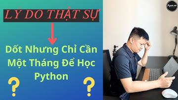 Thì ra đây là lý do tôi học nhanh python - Python cho người mới bắt đầu - bí quyết tự học python