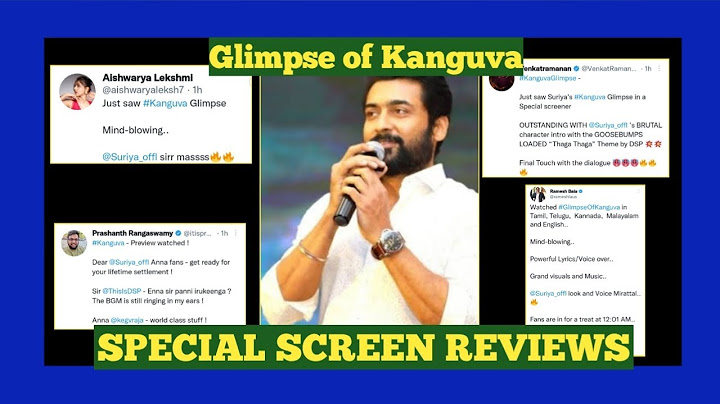 Glimpse of Kanguva | Special Screen Reviews | Suriya | Siruthai Siva | Devi Sri Prasad | Cine Tag |