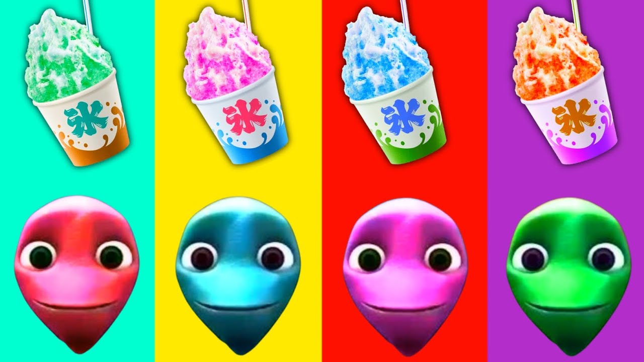 Red Aline vs Blue Aline vs Pink Aline vs Green Aline Face Japanese 🍧 Colours Matching