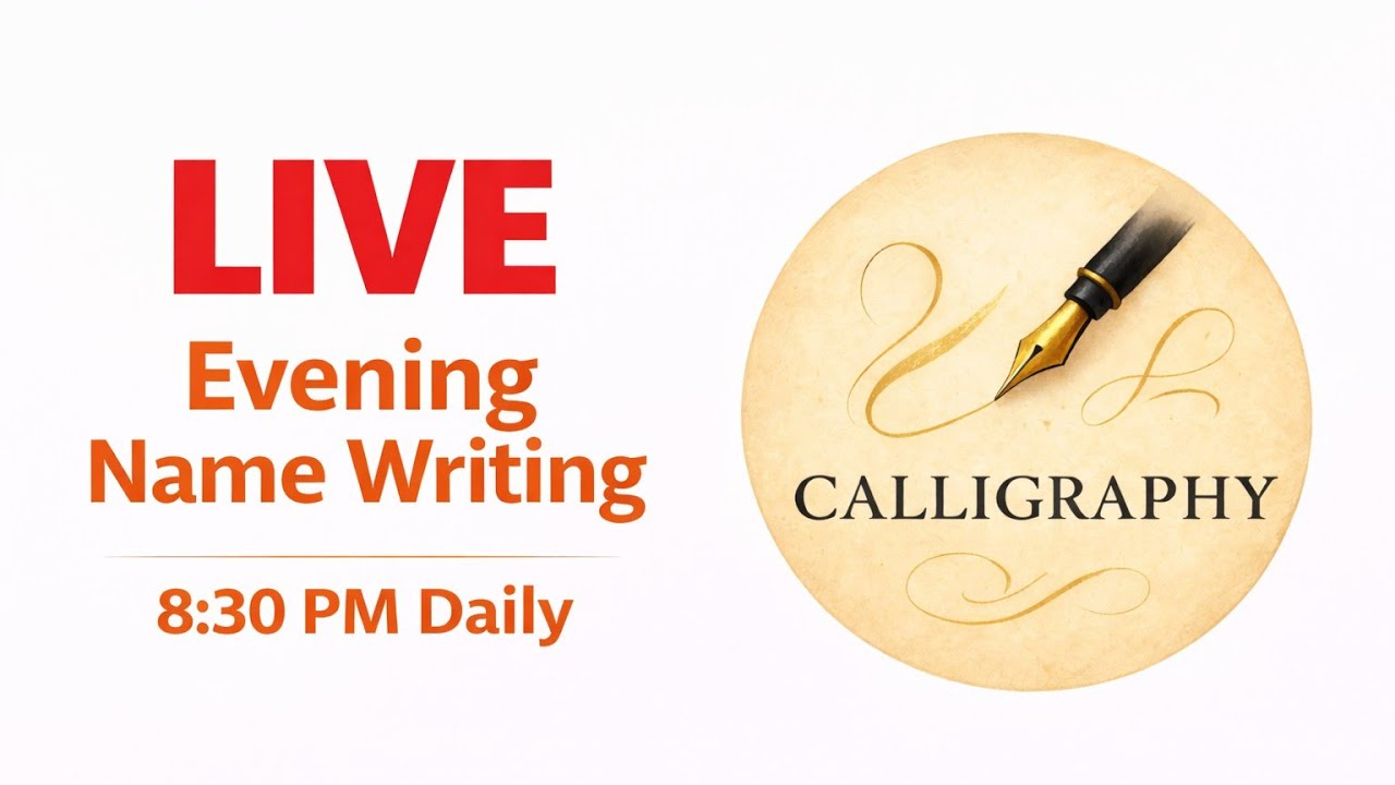 Tonight Live Name Writing ✍️ | Real Pen Writing | 8:30 | 25 Feb
