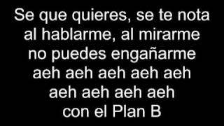 plan b porque te demoras (letra).mp4 chords