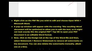 How to remove watermark from PDF offline for free How to remove watermark from PDF offline for free
