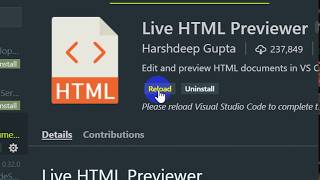 How to install Live Webpage Previewer On Visual Studio Code