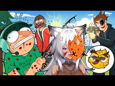 The Vanoss Crew learn HOW TO FISH! Schoko React
