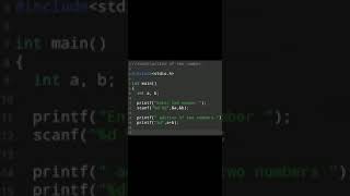 #12 | Computer programming In C | C Language Exercise13 #shorts #coding