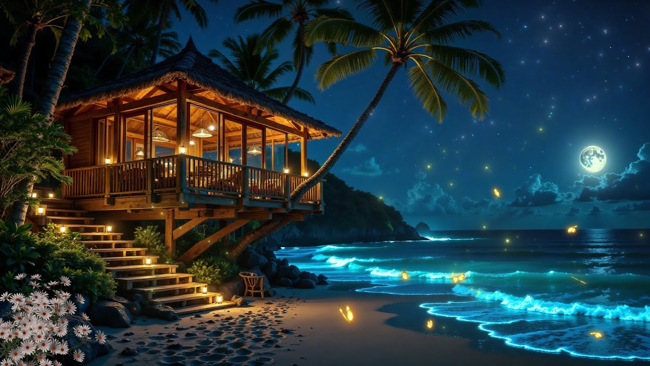 Fall Into Sleep Instantly (No Ads) • Soothing Music & Waves For Deep Sleep