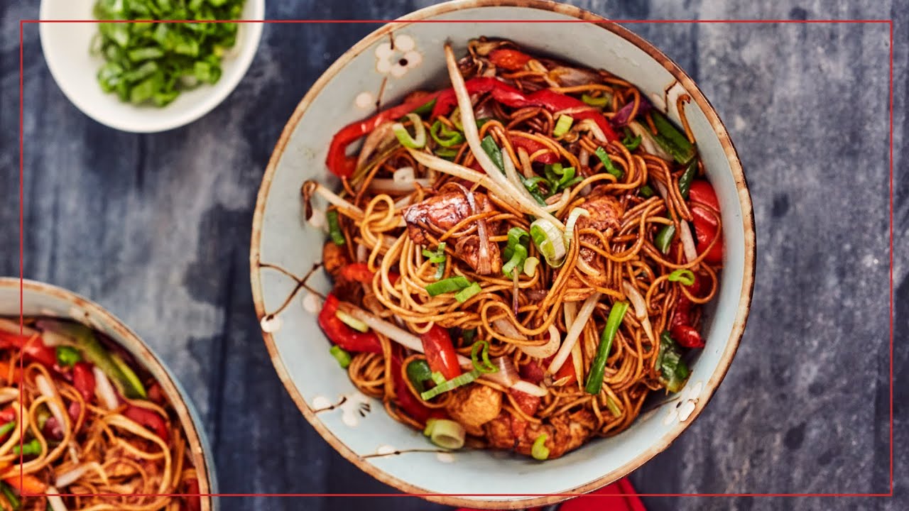 Wok con fideos Cabello de Angel Recetas Matarazzo YouTube