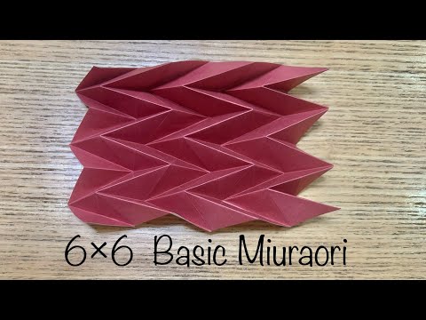 nishichanページ 12×12 Miuraori4 ミウラ折り - YouTube