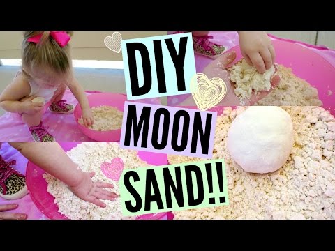 Video: Moon Sand Recipe For The Little Ones