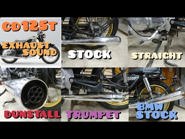 CD125T exhaust sound / カスタム マフラー音 - YouTube