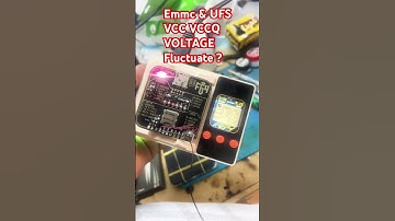 Emmc UFS VCC VCCQ Voltage Fluctuations ?
