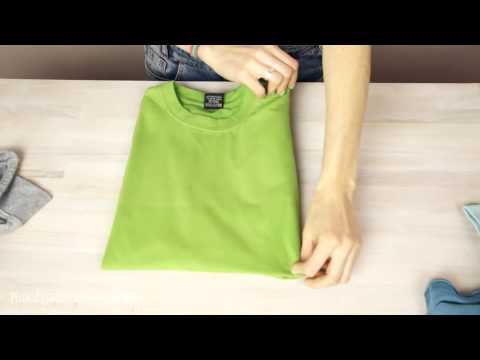 Video: Come Piegare Rapidamente Una Maglietta - Suggerimenti Per Piegare La Maglietta