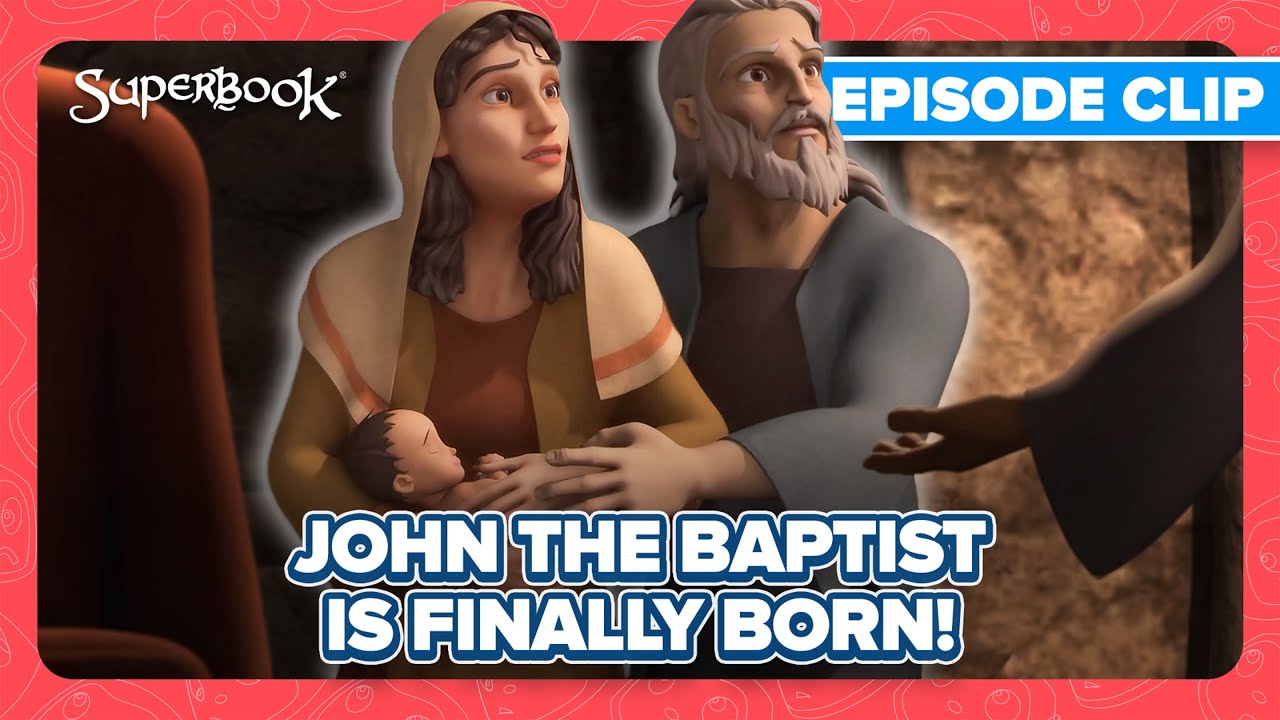 God Keeps His Promises | Superbook - The Birth of John the Baptist ...