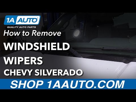 How to Replace Windshield Wipers 07-13 Chevy Silverado