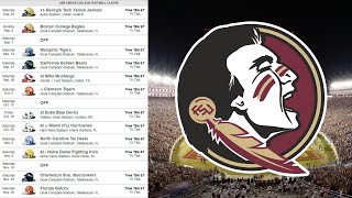Florida St Football 2024 Schedule Preview & Prediction