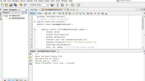java program for salary calculation of employee