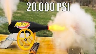 World's Fastest NERF Dart Cannon