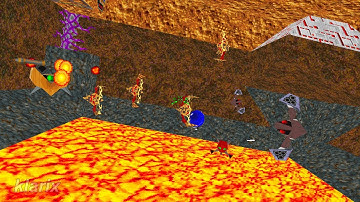 Descent II, Level 11, finished with 200+200