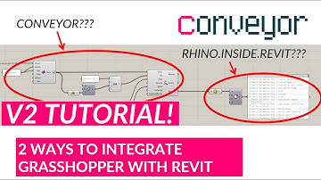 Conveyor V2 Tutorial - 2 Ways to Integrate Grasshopper with Revit