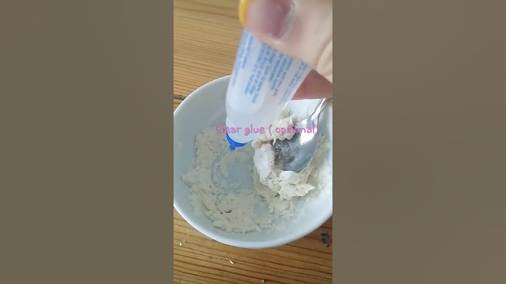 How to make airdry clay with only 1 ingredient.