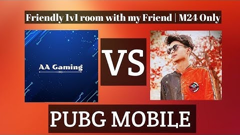 1v1 with my Friend | #pubgmobile |TDM | 1v1 M24 Only | Friendly Match