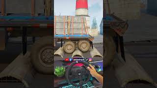 Truck vs Speed Bumps With Extreme Broken Road Snowrunner Gameplay Ep27 #snowrunner #truck #mud