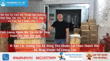 Khuôn Đúc Con Kê Bê Tông Chất Lượng Cao - Được Các Xưởng Sản Xuất Con Kê Bê Tông Tin Tưởng Nhập SLL