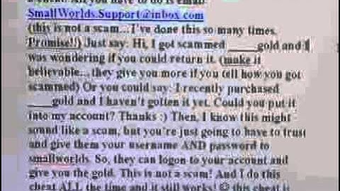 SmallWorlds Gold Cheat