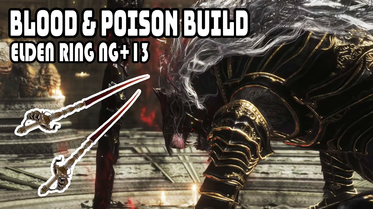 Dual Antspur Rapier vs. Maliketh (Blood+Poison+Rot) ELDEN RING NG+13
