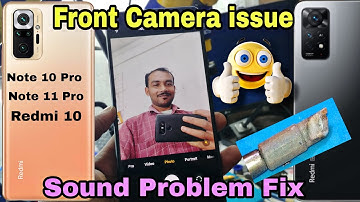 Redmi Note 10 Pro Camera Sound problem solution