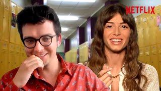 Asa Butterfield + Mimi Keene On Their First Times | Sex Education | Netflix