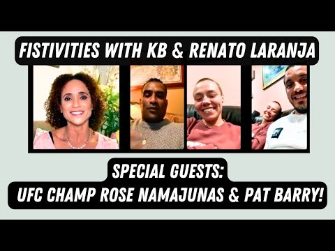 Champ Rose Namajunas & Pat Barry Talk UFC 268 On Tuesday Night Fistivities With KB & Renato Laranja