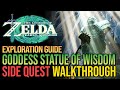 Goddess statue of wisdom zelda tears of the kingdom