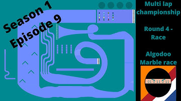 Algodoo Marble Race - Multilap Championship E9/13 - Event 4 Race - Autotainment by DataNinja